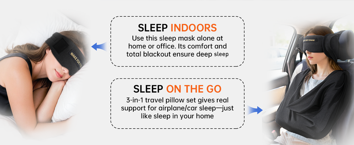 Travel Pillow and Blanket Set