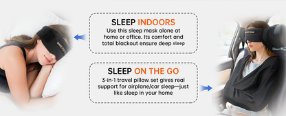 Travel Pillow and Blanket Set