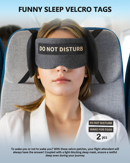 Plane Pillow with Eye Mask for Long Flights Sleeping
