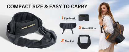 Travel Pillow and Blanket Set